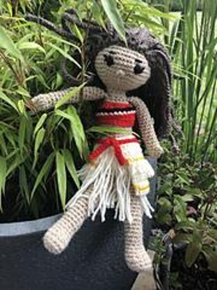 Island Princess amigurumi doll