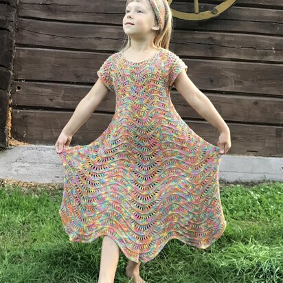 Rainbow Dress For Little Miss