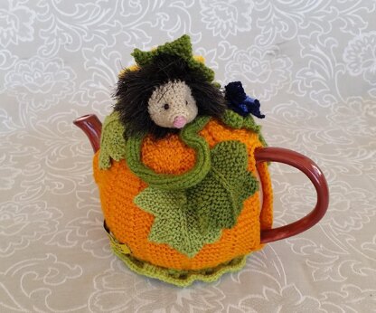 Pumpkin Hedgehog Tea Cosy
