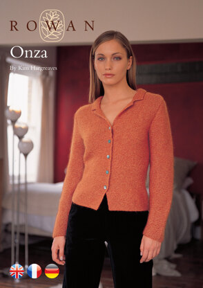 Onza Cardigan in Rowan Kid Classic