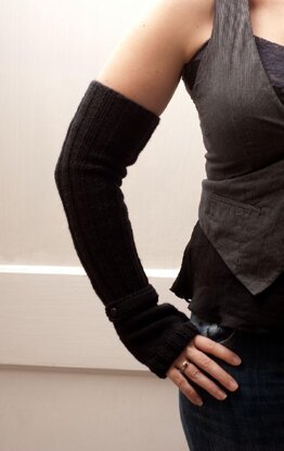 Audrey Fingerless Gloves (Knit version)