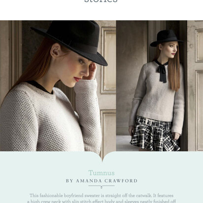 Tumnus Sweater in Yarn Stories Fine Merino DK - Downloadable PDF