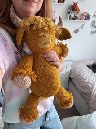 Chunky Highland Cow Toy