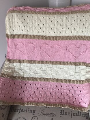 Baby Heart Blanket