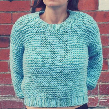 Easy Super Chunky Midriff Jumper