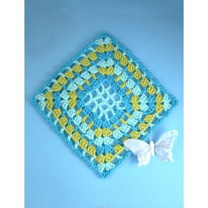 Sea Shades Dishcloth in Lily Sugar 'n Cream Solids