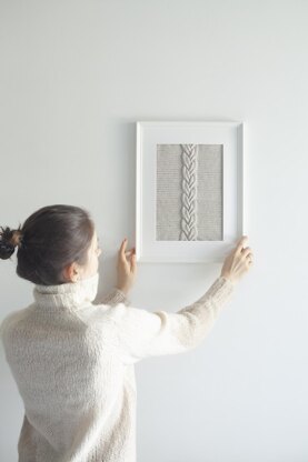 Wall hanging with braiding - Wall Art Decor + Video