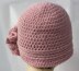 Ruffled Flower Flapper Cloche