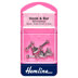 Hemline Hook and Bar: Extra Small: Nickel: Pack of 3