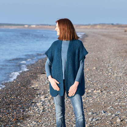 Pelagic Cardigan in The Fibre Co. Tundra - Downloadable PDF