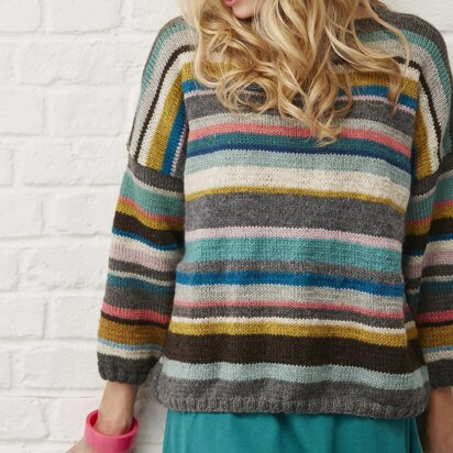 Stashbuster Sweater - knitting pattern