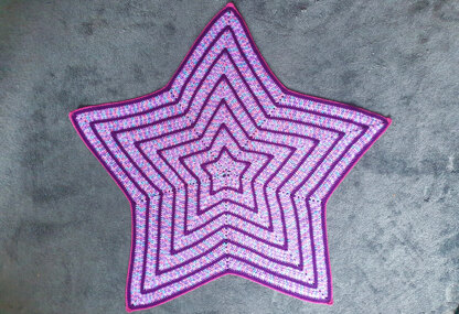Purple Star Blanket