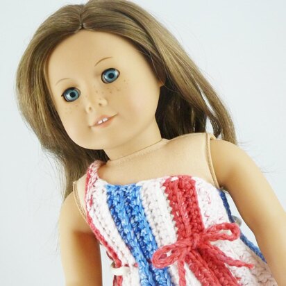 One Shoulder Sundress for 18" American Girl Doll