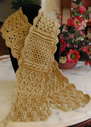 Aran Sampler Scarf