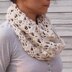 Infinity loop lace long scarf