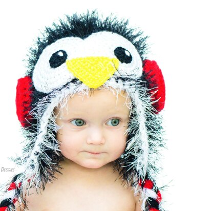 Furry Penguin Hat