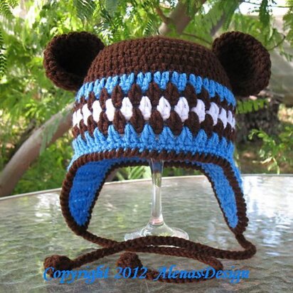 Hat with Bear Ears