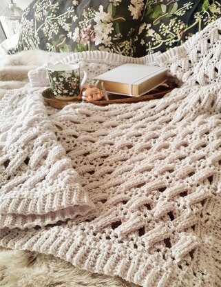 Twisted Lace Afghan