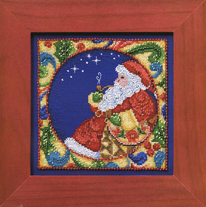 Mill Hill Santa Cross Stitch Kit - 12.5cm x 12.5cm