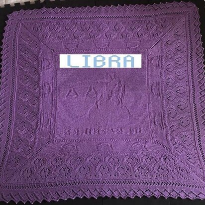 Nr. 17 Zodiac Libra Baby blanket