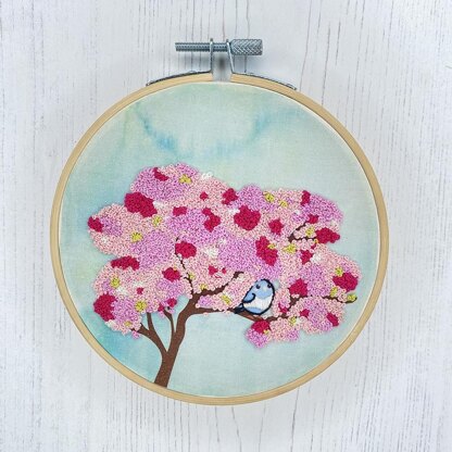 Ellbie Co. Cherry Blossom Embroidery Kit