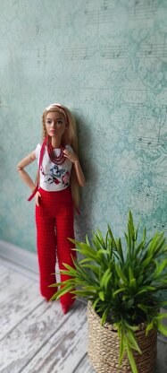 PDF Crochet pattern - Barbie pants