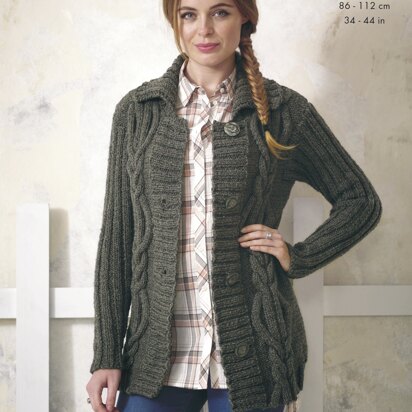 Jackets in King Cole Chunky - 4721 - Downloadable PDF