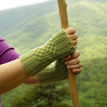 Swift Run Gap Mitts - knitting pattern