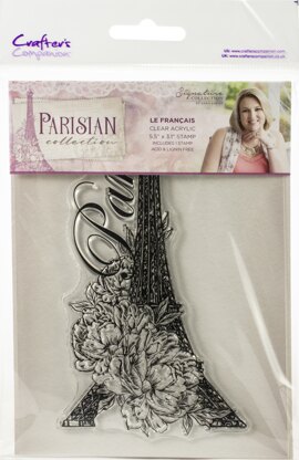 Crafter's Companion Parisian Clear Stamps - Le Francis