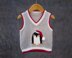 P167 Penguin Motif Tank Tops