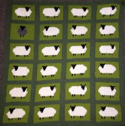 Sheep Dreams Baby Blanket