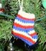 Mini Santa Sock Ornament