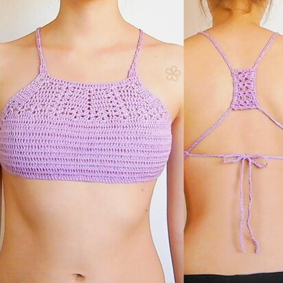 The "ALONDRA" halter bikini top _ C31