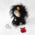 Pebble doll Crow