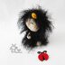 Pebble doll Crow