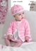 Matinee Coats, Cardigan, Beret and Hat in King Cole DK - 4215 - Downloadable PDF
