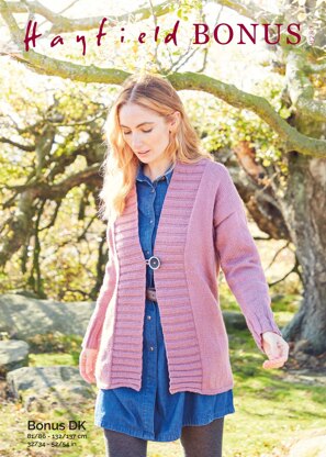 Jacket in Hayfield Bonus DK - 8289 - Downloadable PDF