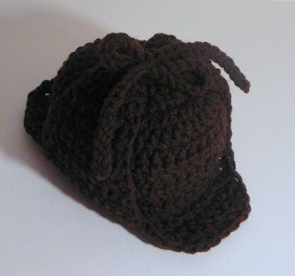 Deerstalker Sherlock Holmes Hat - Newborn to Adult