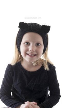 Little Black Cat Headband