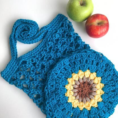 Sunflower Lovers Market Bag