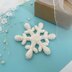 Crochet snowflake ornament pattern Christmas amigurumi hanging tree ornaments