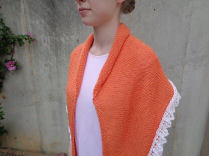 Creamsicle Shawl