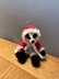 Badger Wearing Santa Outfit with Reindeer Antlers Ferrero Rocher/Lindor Chocolate cover, Hanging Ornamanet