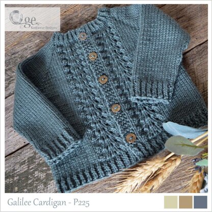 OGE Knitwear Designs P225 Galilee Cardigan PDF