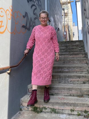 Cabled Trellis Tunic