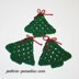 Snowflakes & Trees Coasters Bunting Garland