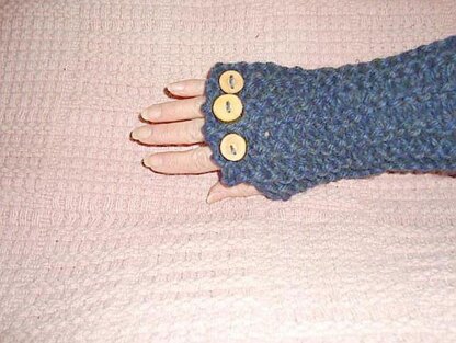 292, EASIEST KNITTED FINGERLESS GLOVES PATTERN IN THE WORLD