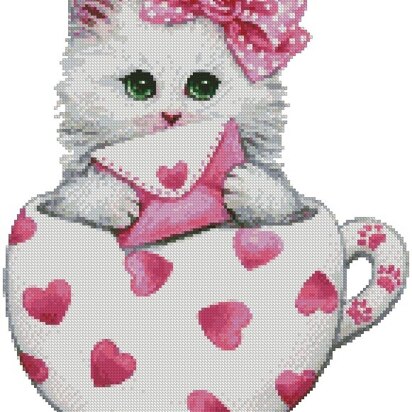 Valentine Kitty Cup - #11895-KH