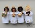 Musical Angels Ornament Festive Christmas Decoration Snoo's Knits