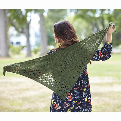 747 Montaine Shawl - Knitting Pattern for Women in Valley Yarns Pocumtuck 